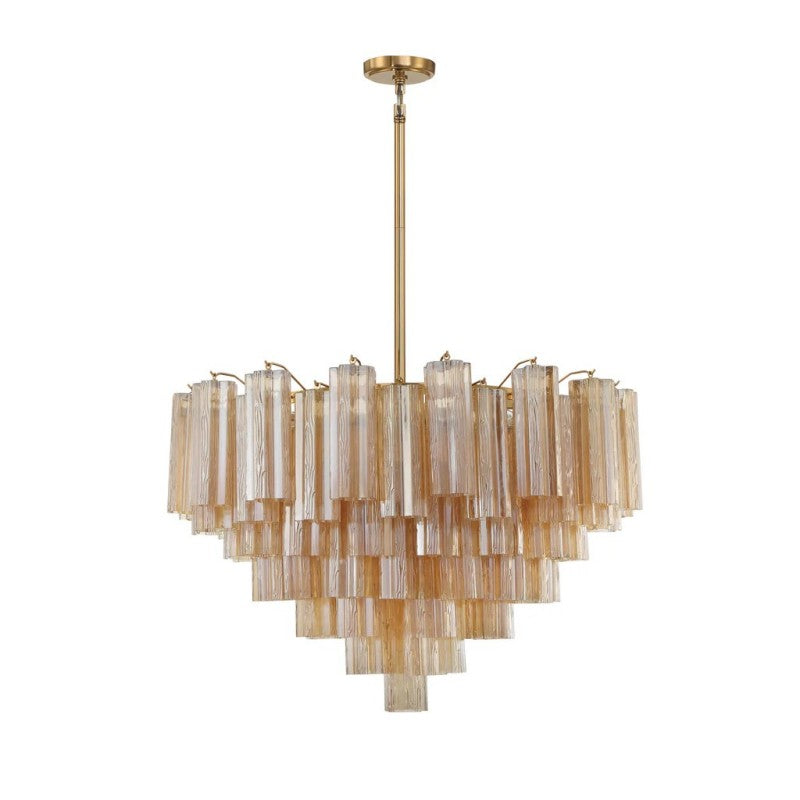 Aune Glass Modern 16-Light Chandelier For Living Room and Dining Room | Luxury  Chandelier Adviselight